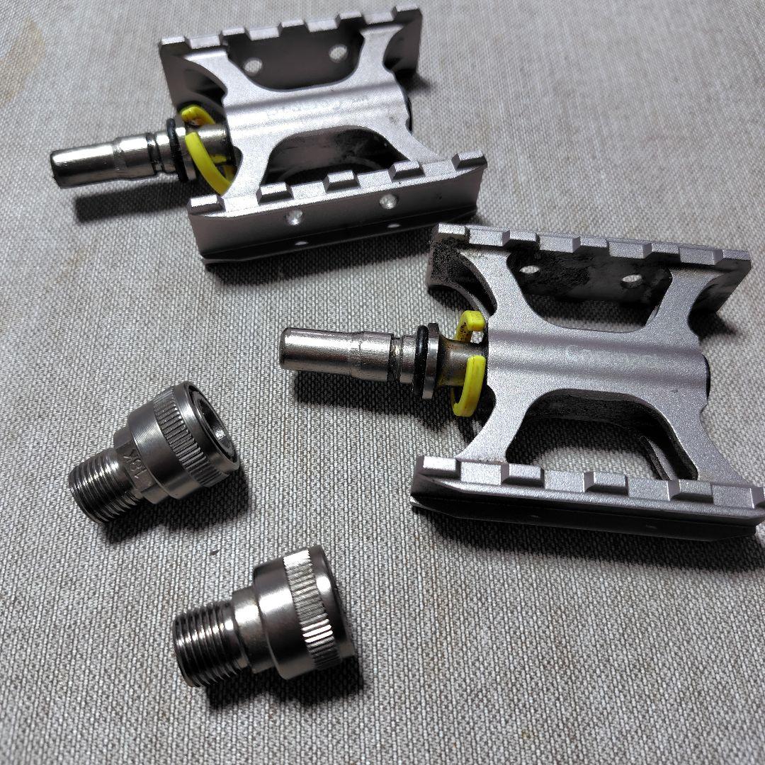 MKS(三ヶ島製作所) 自転車 ペダル COMPACT(コンパクト) シルバー