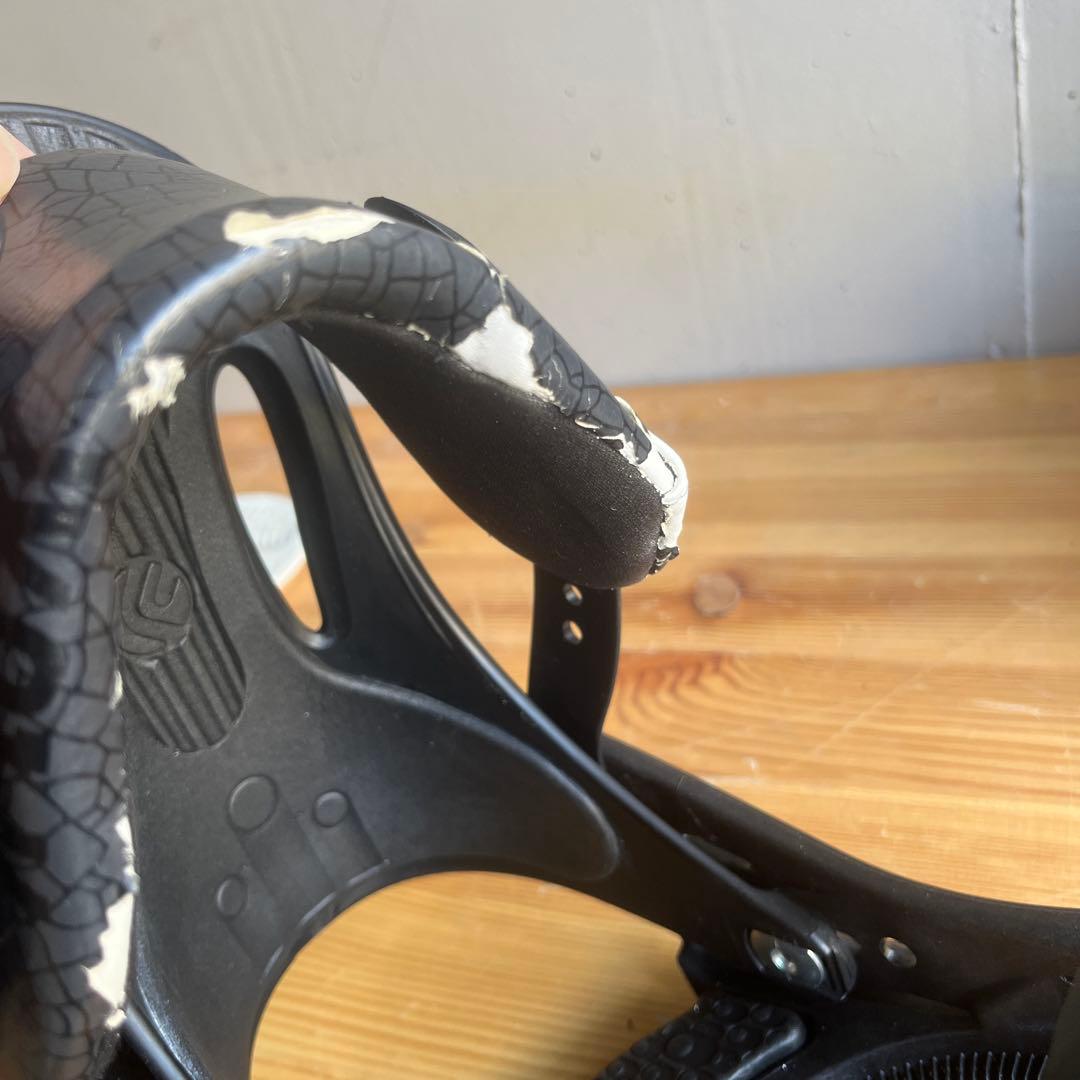 FLUX PR ブラック スノーボードビンディング Ｓサイズ