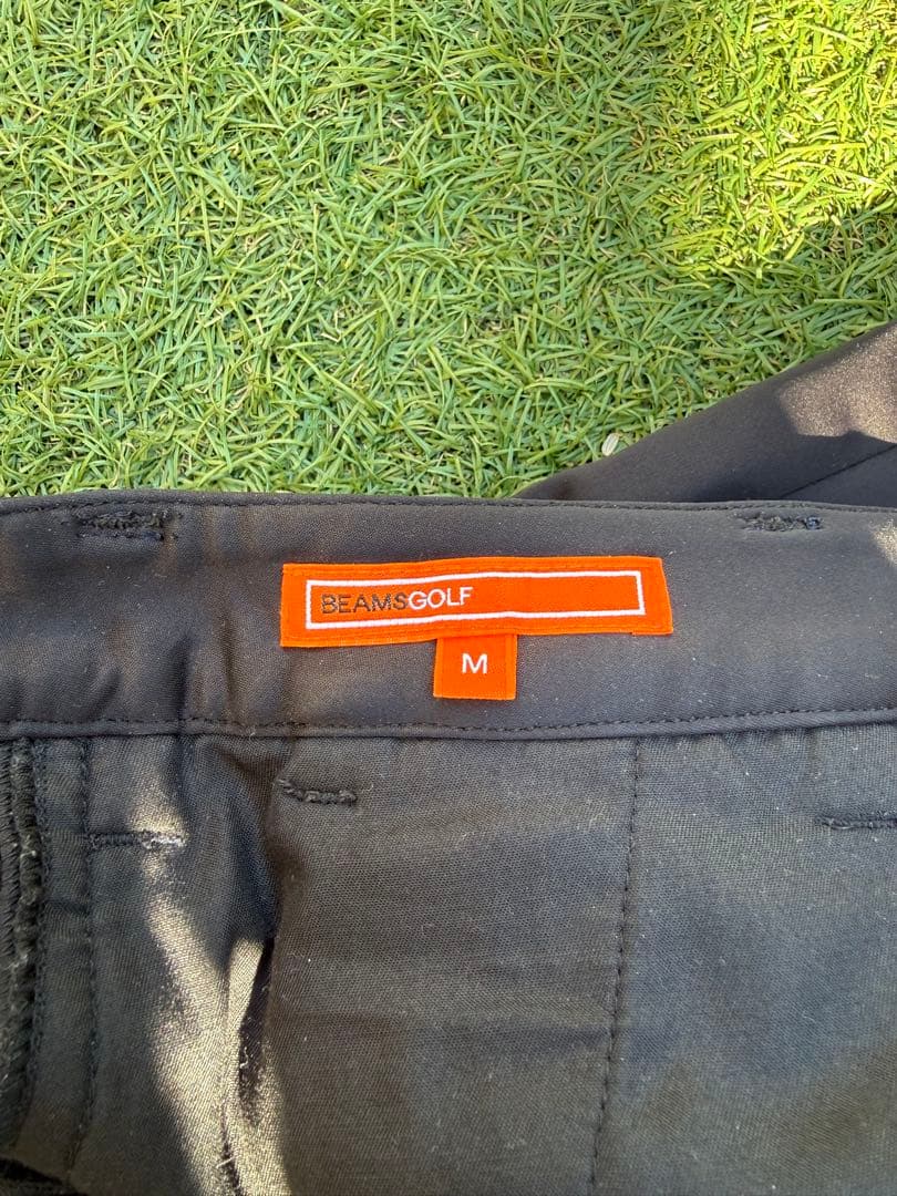 【美品】BEAMS GOLF 裏起毛ストレッチパンツ　メンズM