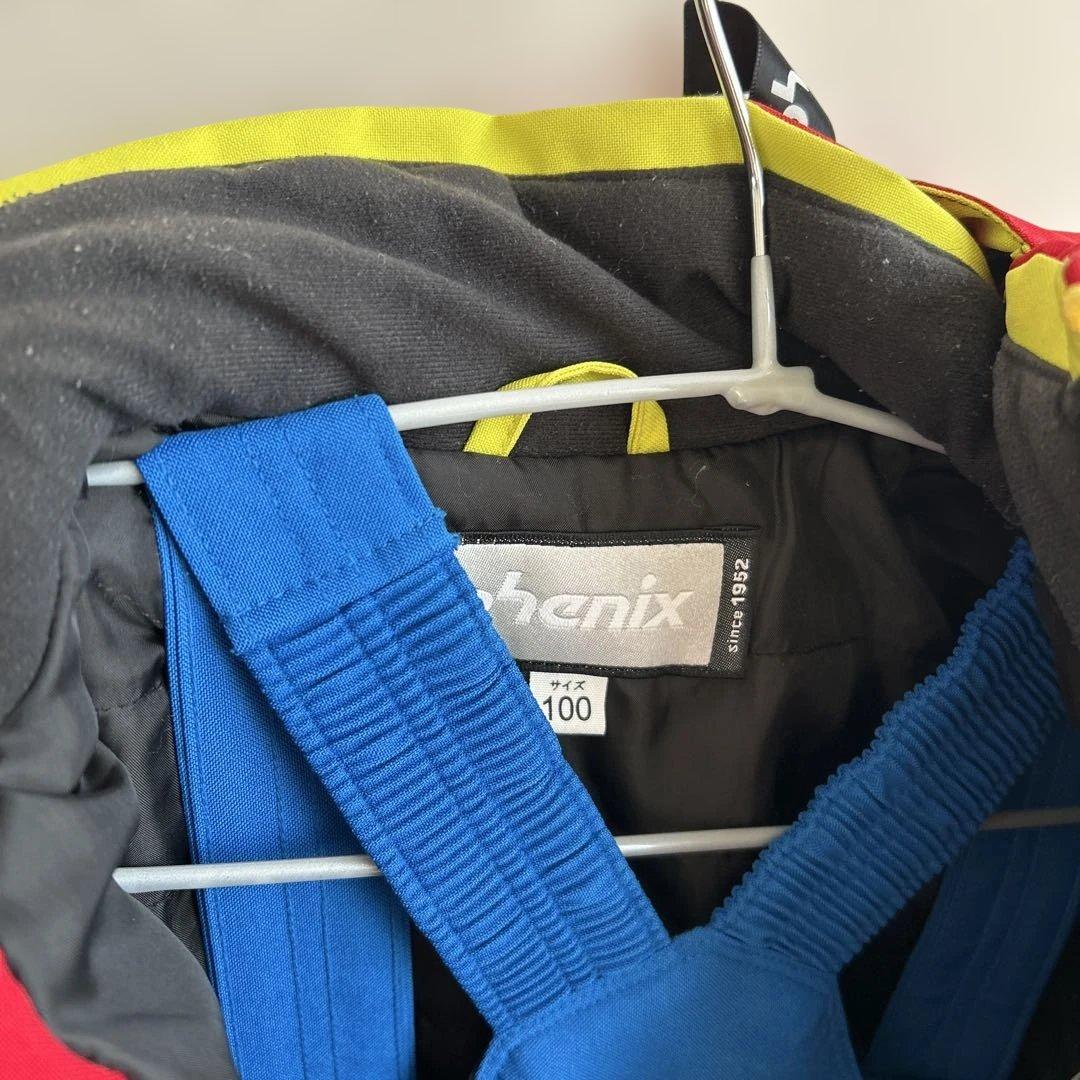 Phenix 子ども用スキーウェア スノボウェア 赤/青