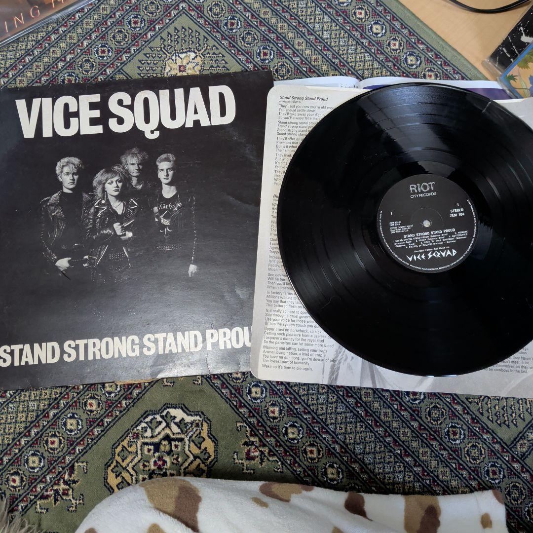 洋楽 VICE SQUAD STAND STRONG STAND PROUD