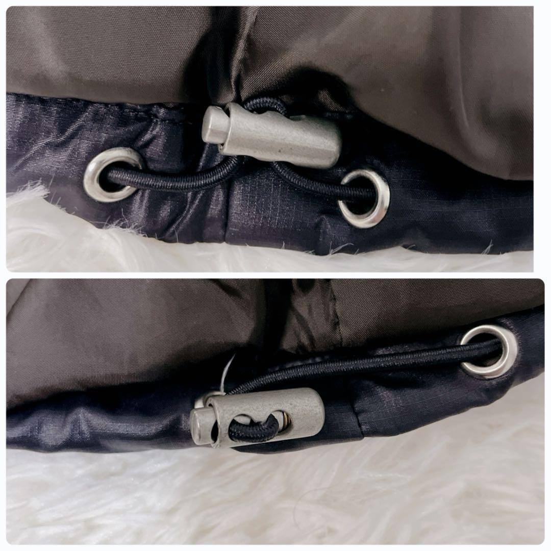 00s y2k archive old CAMP7 ダウンベスト ファー 光沢