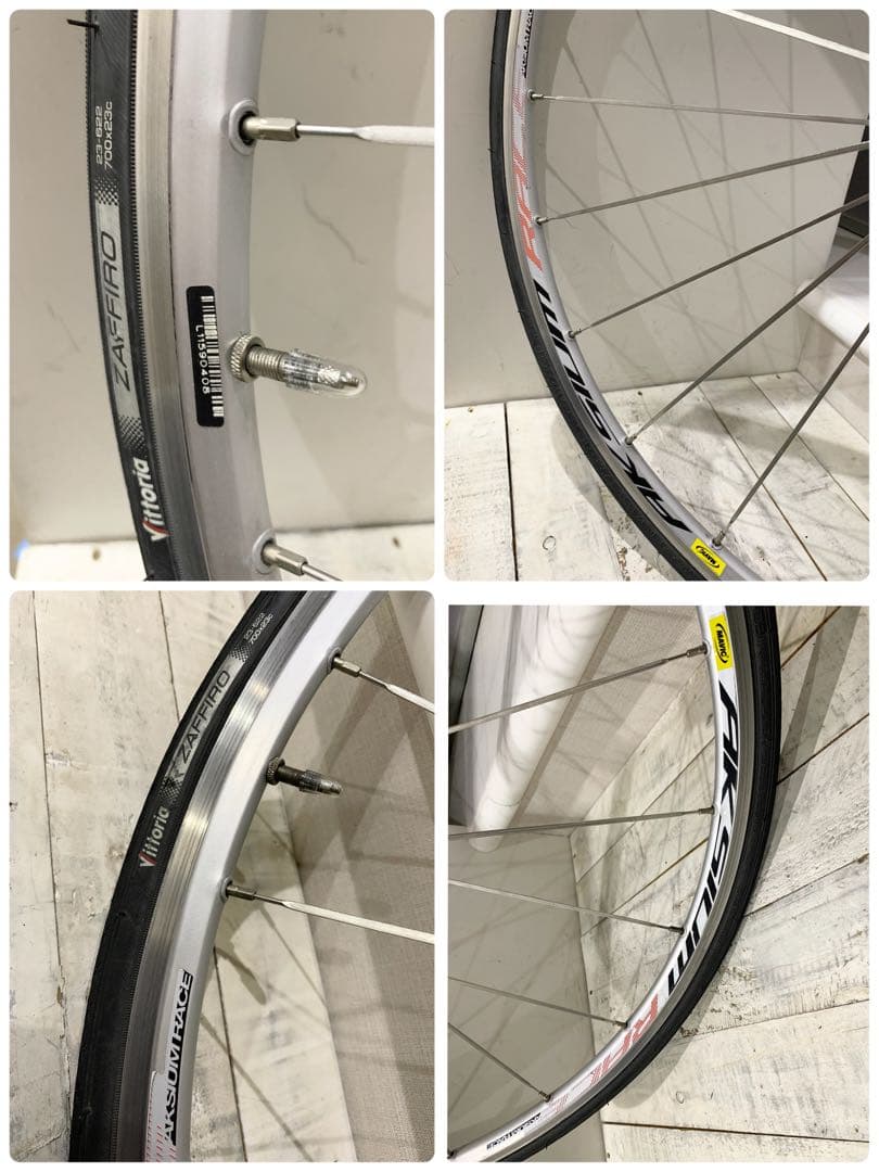 ◆マビックMavic AKSIUM RACE◆ホイール＆タイヤ美品◆