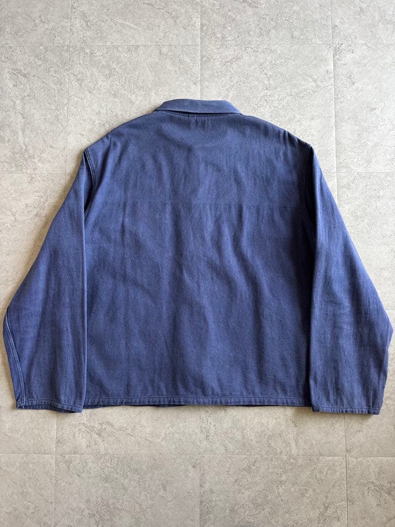 70s- ユーロワークジャケット 短丈 薄手 ネイビー