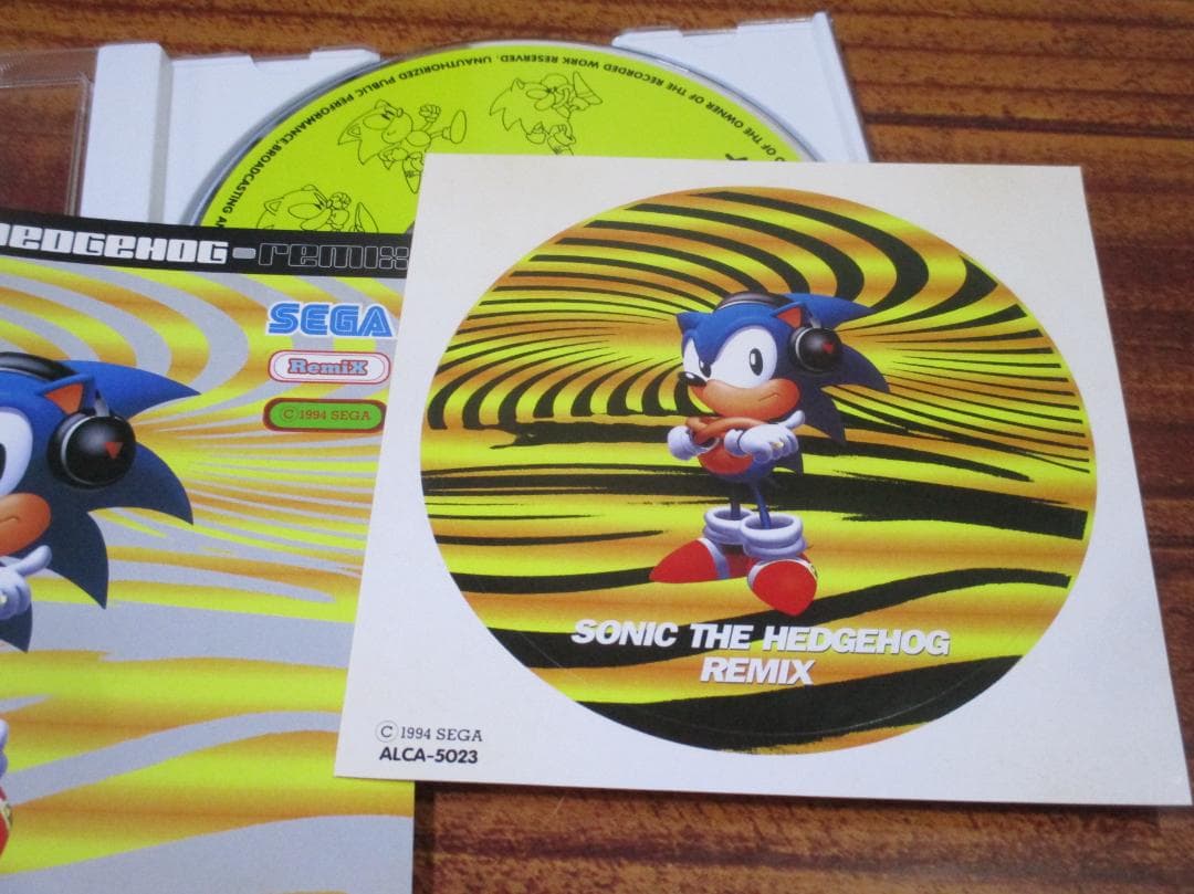 ソニック・ザ・ヘッジホッグ・リミックス　CD　帯つき　シールつき