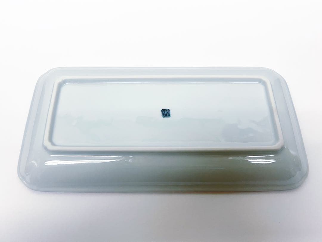 九谷焼 青郊窯 長角皿 5枚セット