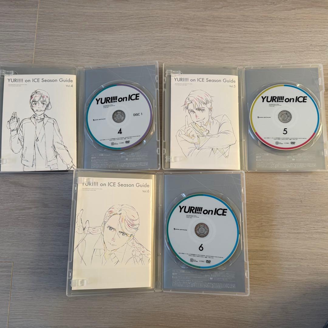 【正規品】ユーリ‼︎! on ICE 全6巻セット 収納BOX おまけ付き