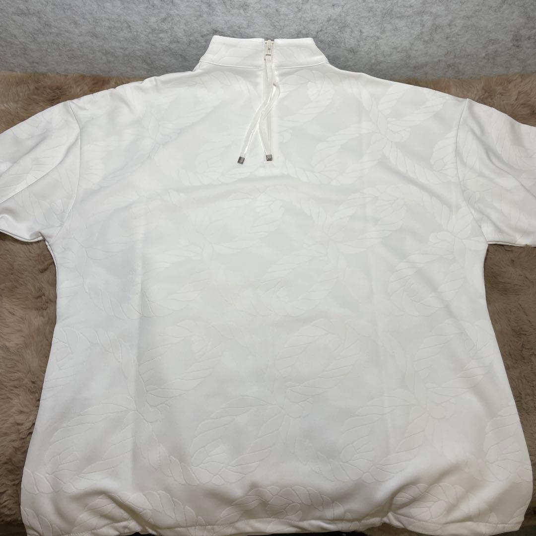 Jun & Ropé【UV】【吸水速乾】ロープ柄Jドロスト長袖プルオーバー