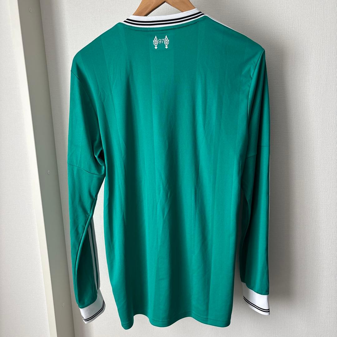 美品リバプール ユニフォーム ロンT 長袖 3rd アディダス L