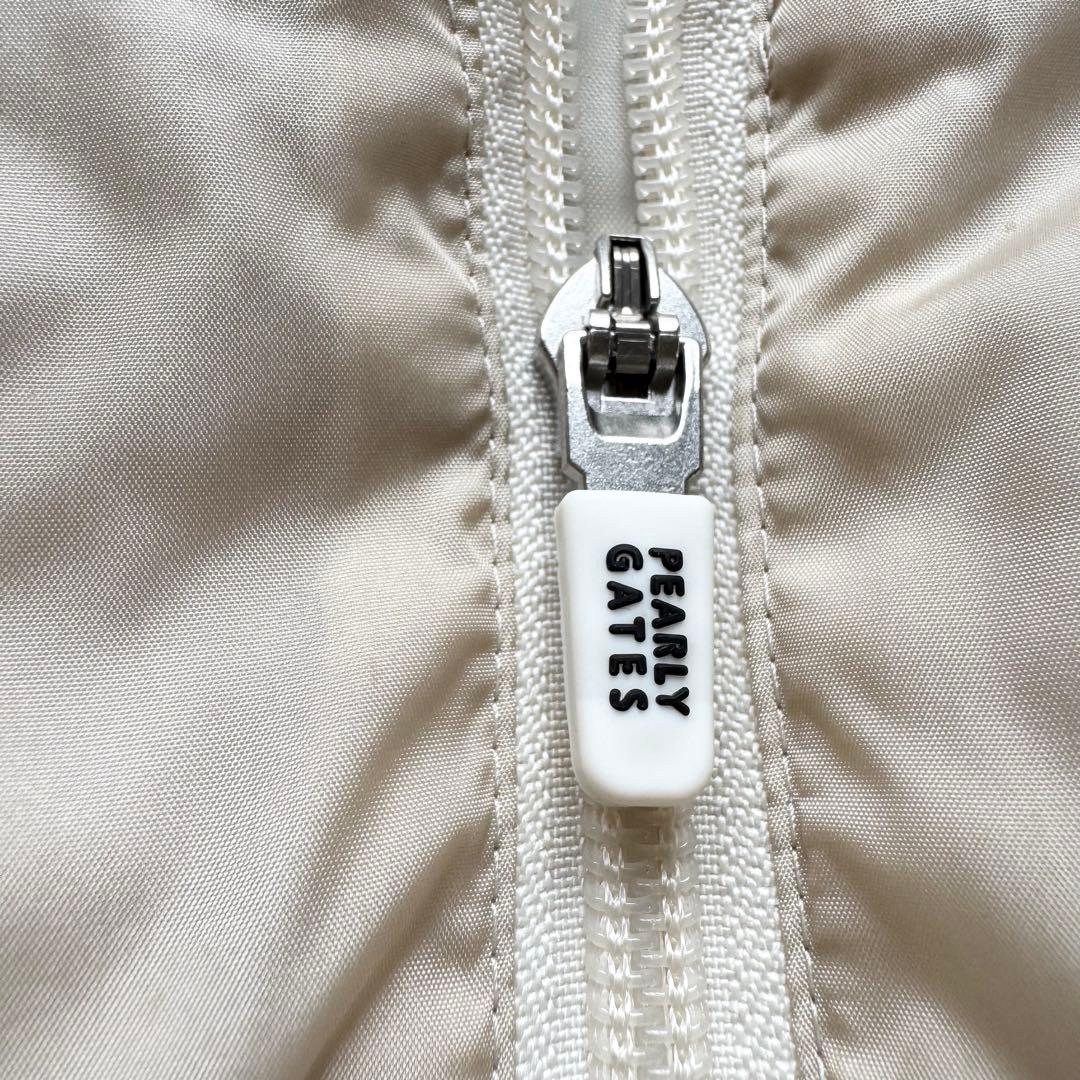 パーリーゲイツ　ハーフジップ　中綿　ブルゾン　ニット切り替え　大きいサイズ