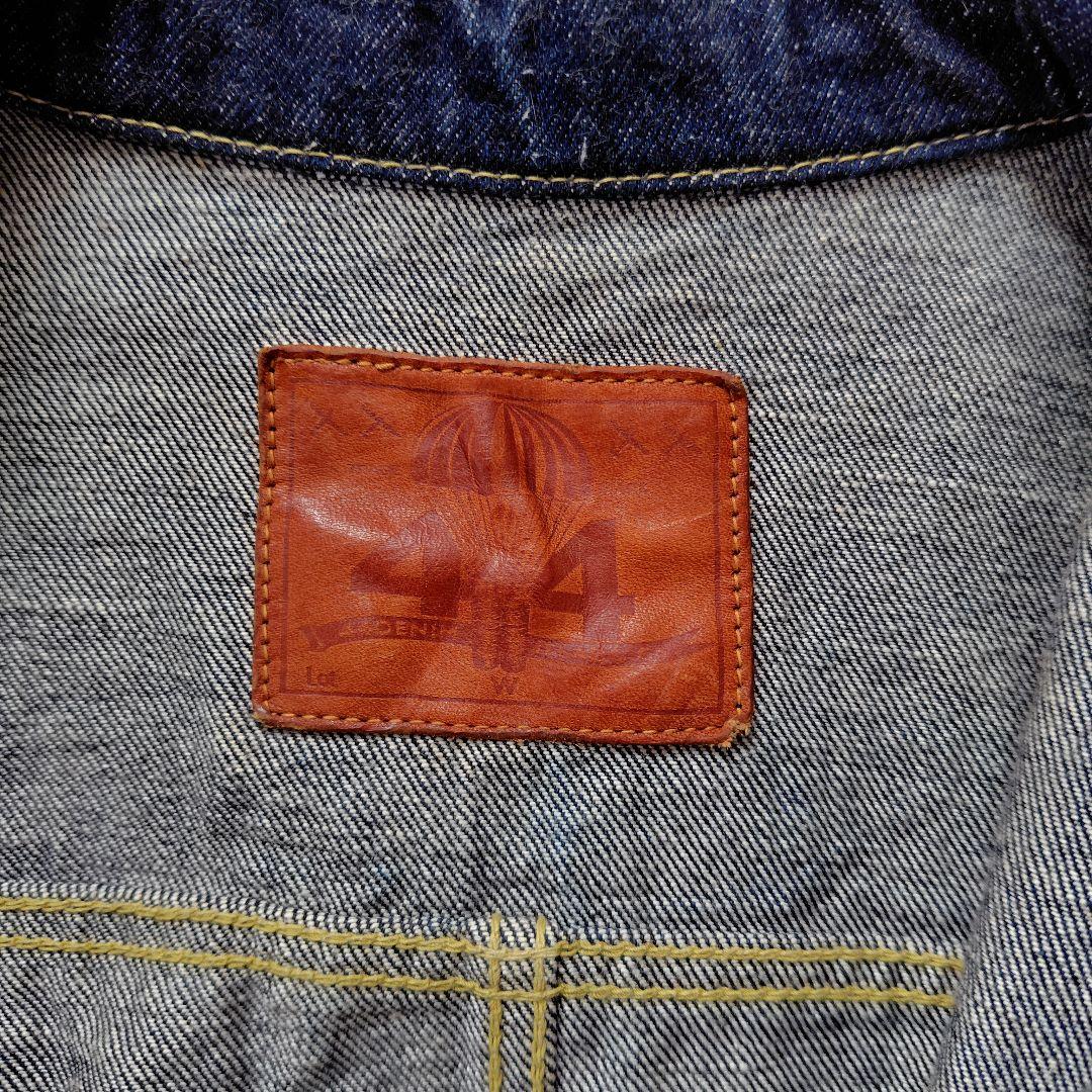 JELADO 44 大戦モデル 月桂樹ボタン Tバック濃紺デニムジャケット M