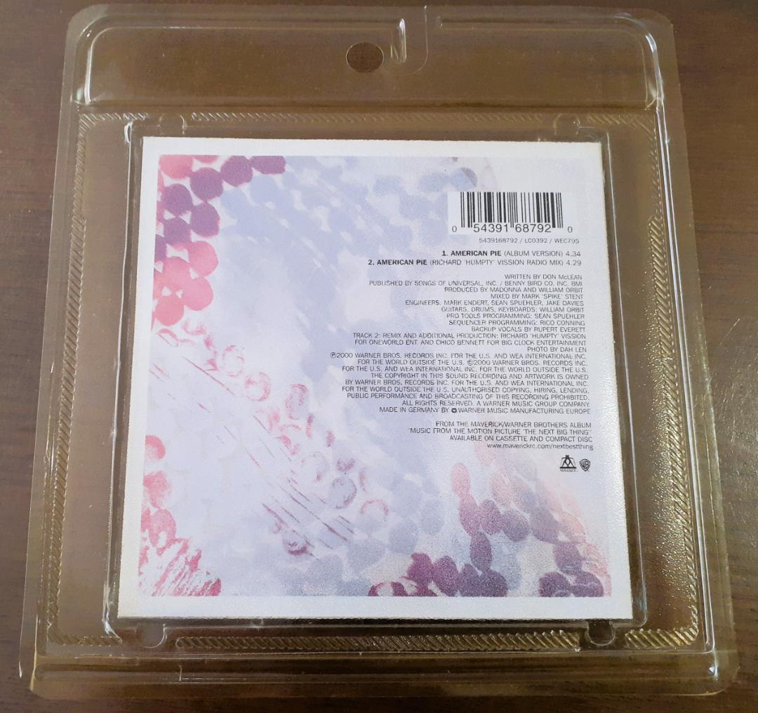 マドンナ　American Pie　紙ジャケ仕様 EU盤 CDシングル