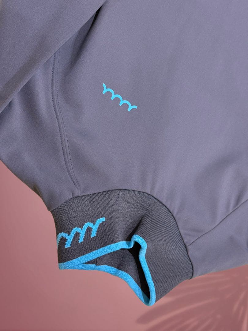 【新品】ムータマリン　ゴルフ　裏起毛　モックネック　グレー　Sサイズ