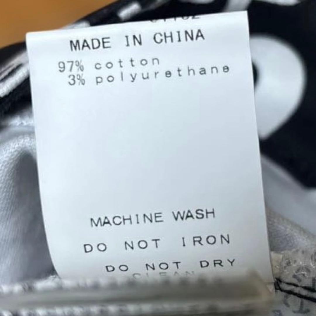 極美品 パーリーゲイツ 2022年 ロゴ総柄 ストレッチパンツ Lサイズ