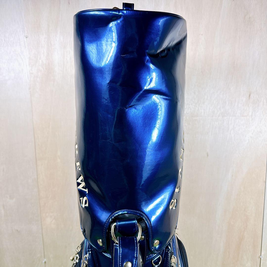 セントアンドリュース スタッズ 刺繍 エナメル 9.5型 3点式 キャディバッグ