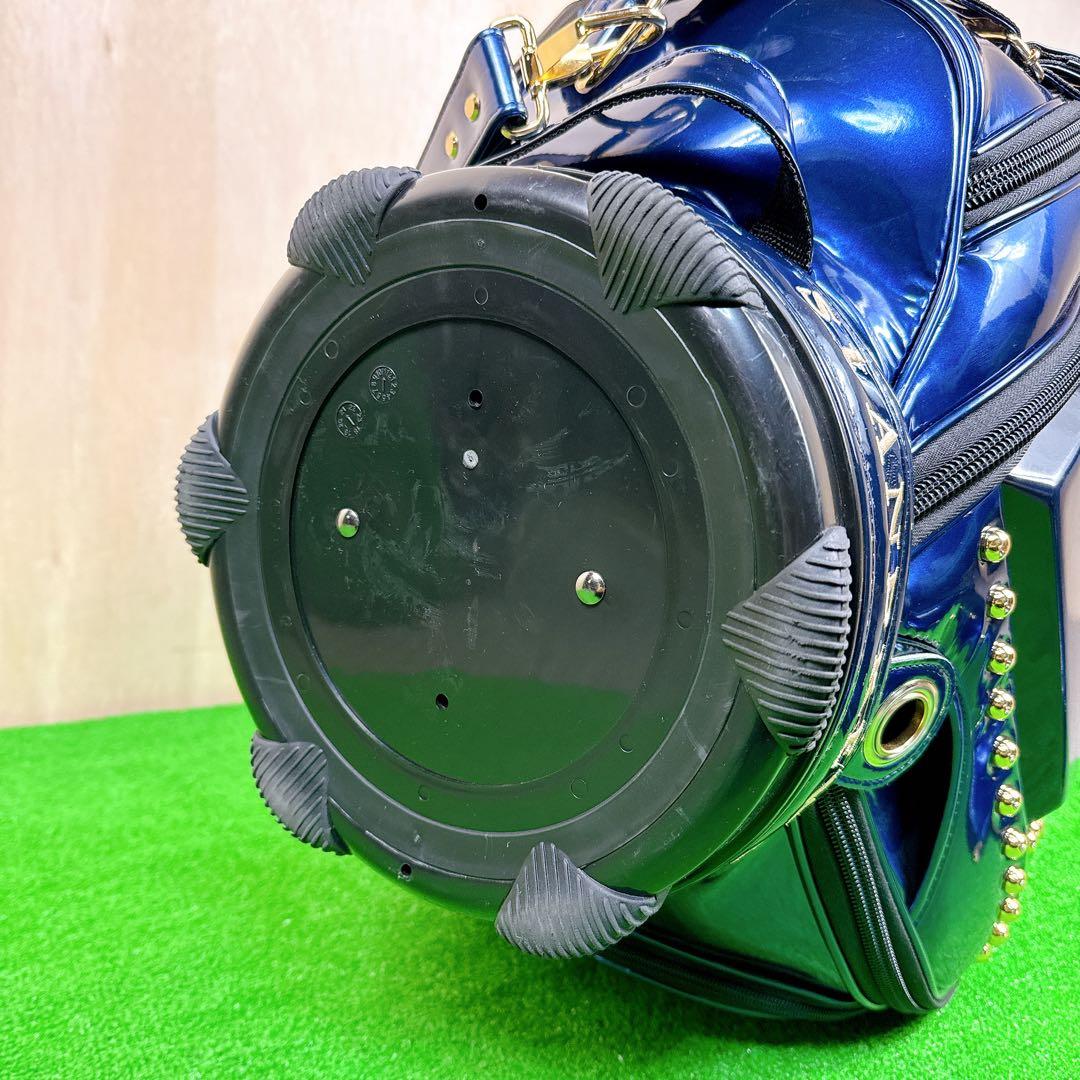 セントアンドリュース スタッズ 刺繍 エナメル 9.5型 3点式 キャディバッグ