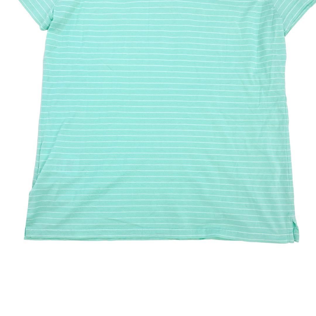 08T844☆ POLO GOLF ストレッチ ボーダー ポロシャツ ゴルフ M