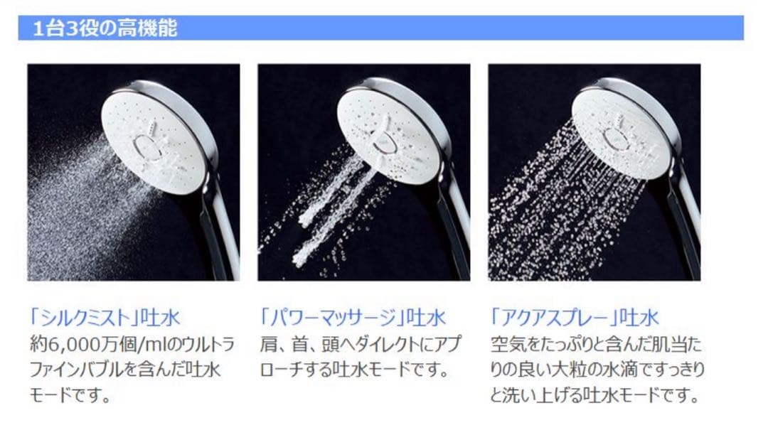 INAX エコアクアシャワー SPA LIXIL 多機能シャワーヘッド