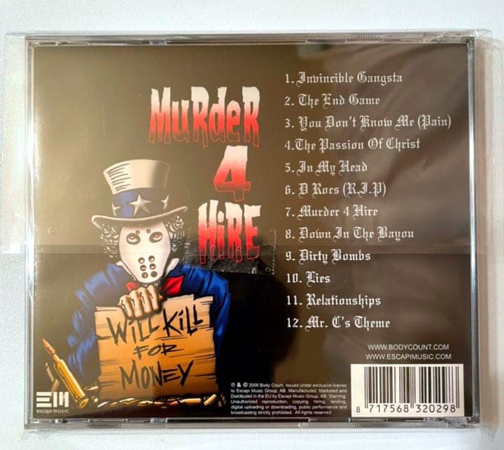 貴重レア■Body Count_ボディーカウント_ICE-T_CD_新品非売品