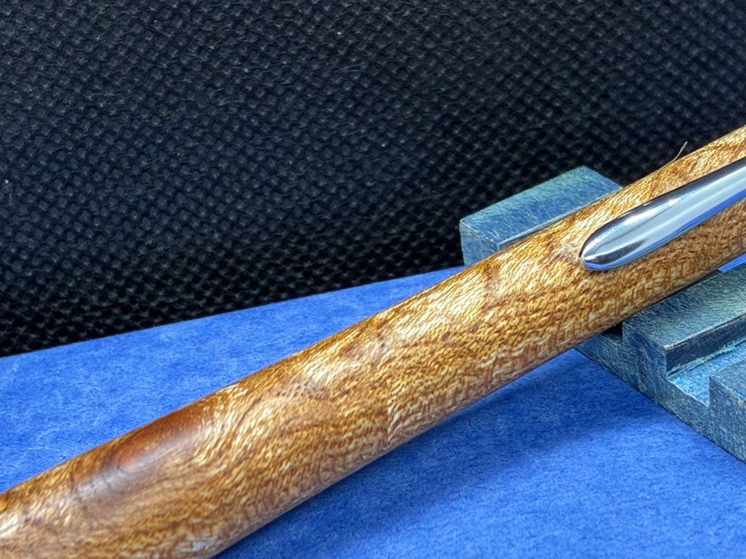【早い者勝ち】欅玉杢　シャーペン0.5 加藤金属　木軸ペン　ハンドメイド