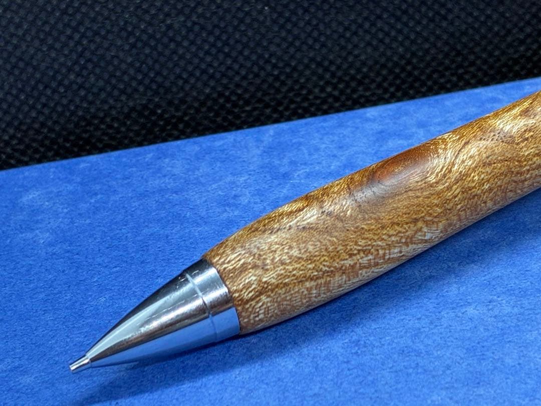【早い者勝ち】欅玉杢　シャーペン0.5 加藤金属　木軸ペン　ハンドメイド