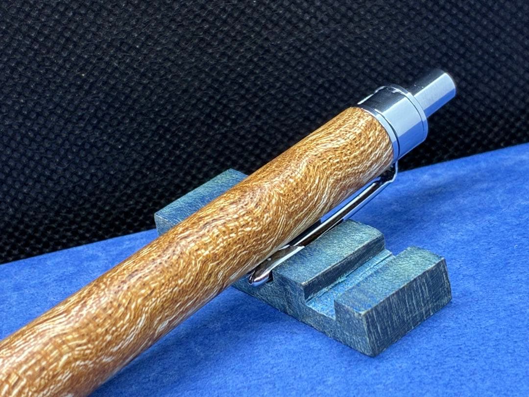 【早い者勝ち】欅玉杢　シャーペン0.5 加藤金属　木軸ペン　ハンドメイド