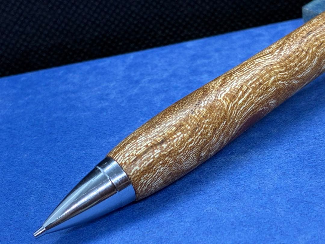 【早い者勝ち】欅玉杢　シャーペン0.5 加藤金属　木軸ペン　ハンドメイド