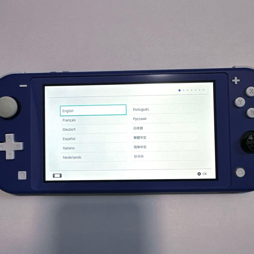 【ジャンク】Switchライト本体のみ　ブルー