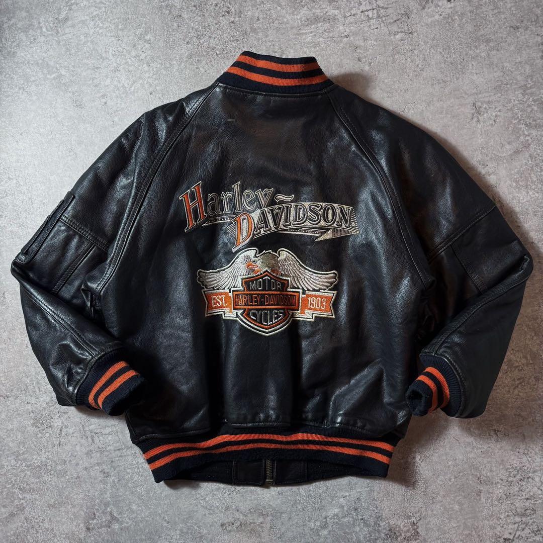 90s ハーレーダビッドソン フライトレザージャケット A-2 G-1
