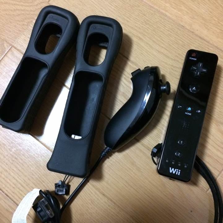 Wii 黒 全部セット カセット付