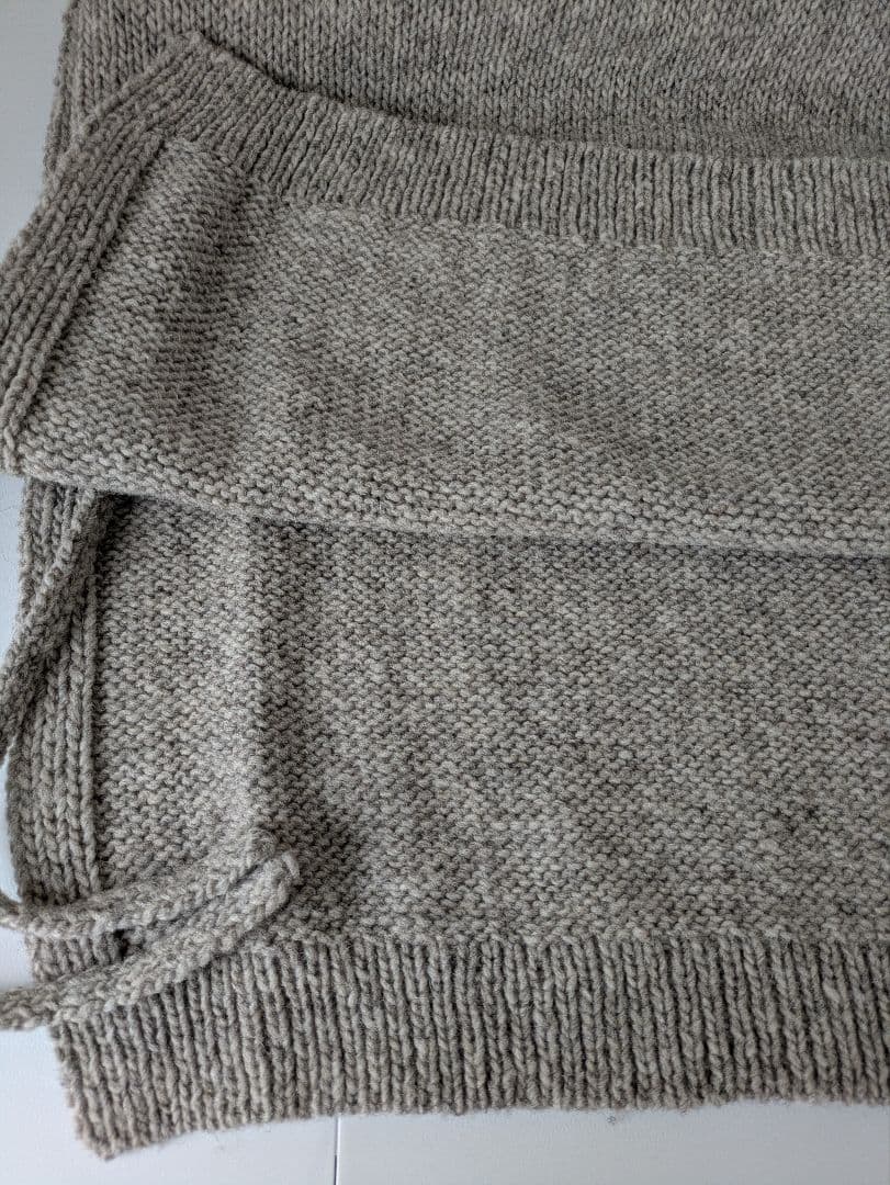 かぐれ ペルーワイドニットベスト GRAY