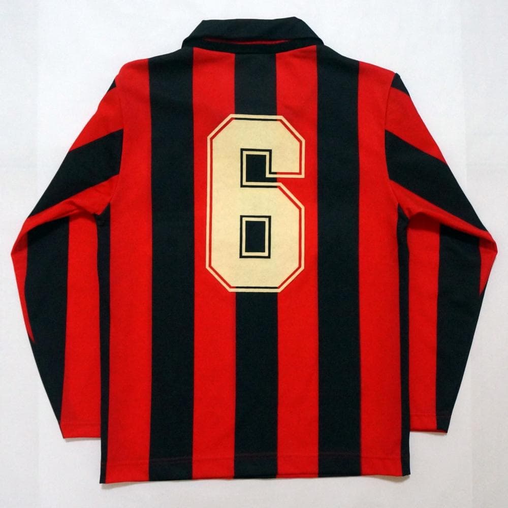 92/93 adidas ACミラン ホーム 長袖 ユニフォーム No6 XXS