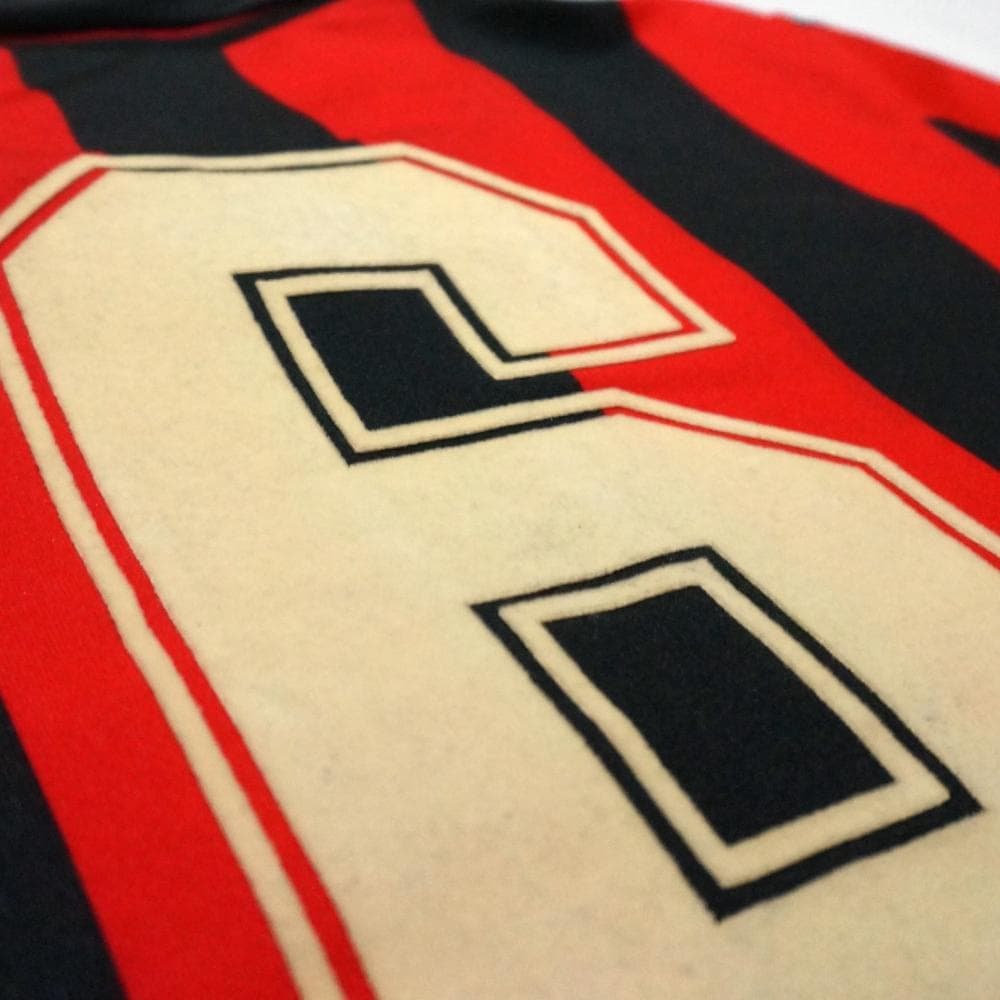 92/93 adidas ACミラン ホーム 長袖 ユニフォーム No6 XXS