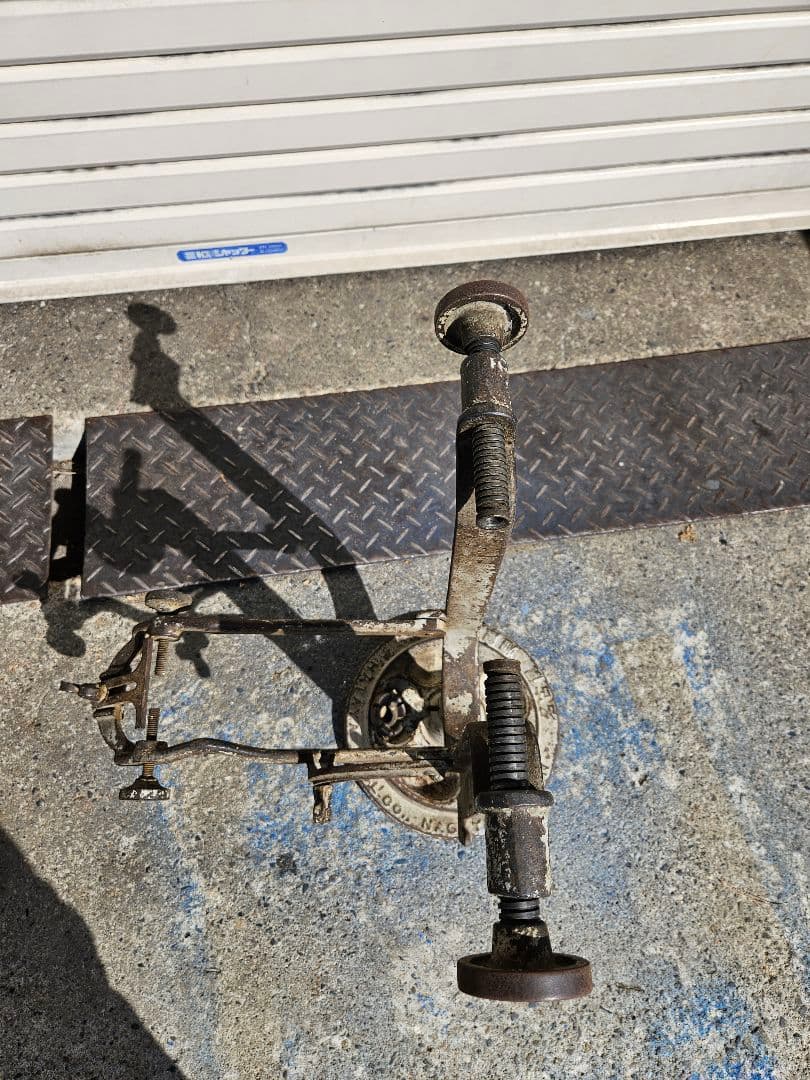 ヴィンテージ 名古屋 畑屋製 リム調整台 昭和レトロ 振れ取り台 自転車