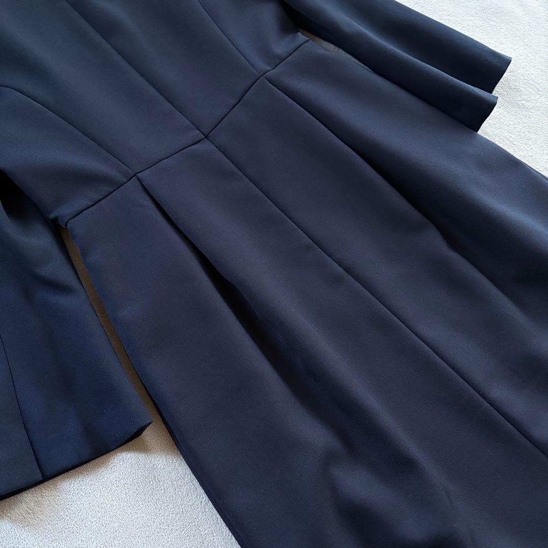 【新品】CELFORD セルフォード タックタイトワンピース ネイビー 38