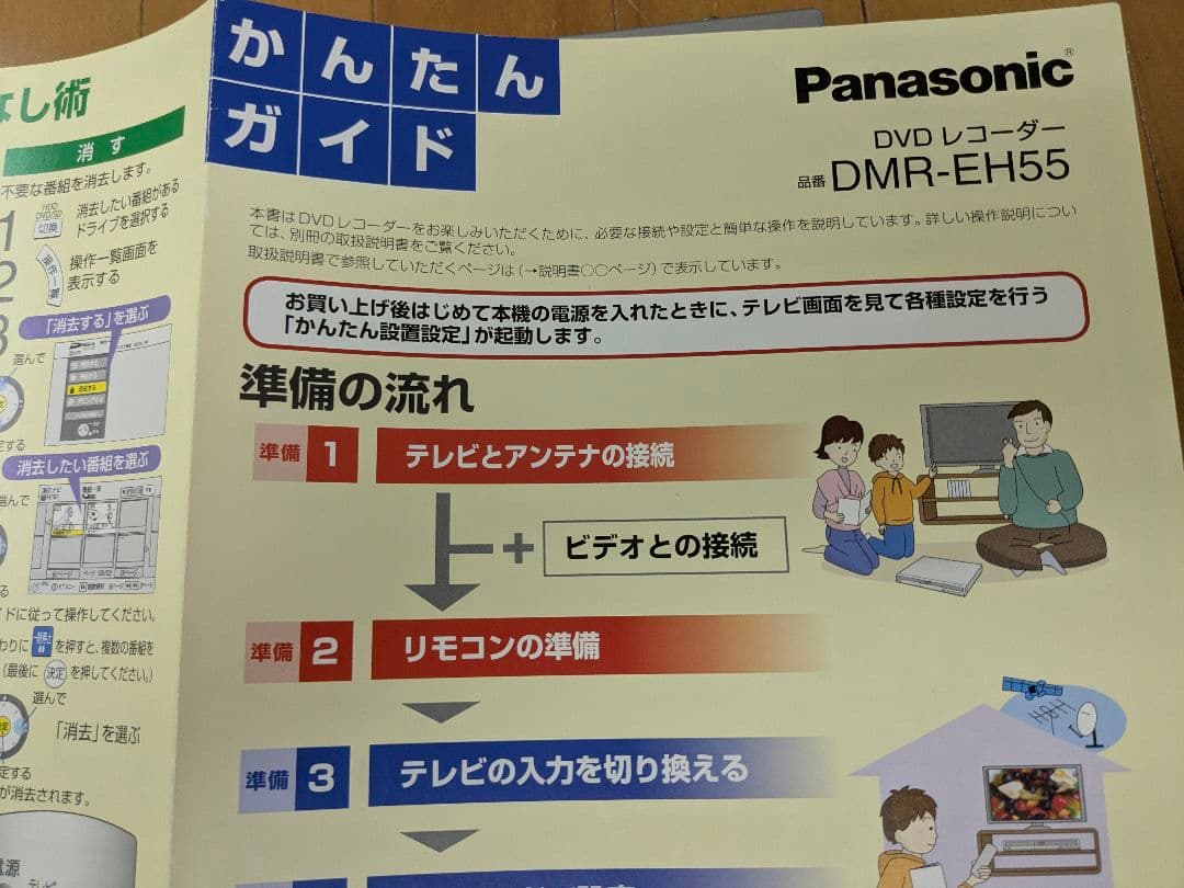 レコーダー Panasonic DMR-EH55
