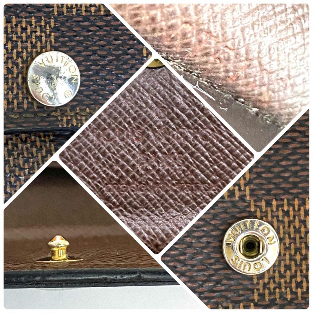 ルイ ヴィトン◎ミュルティクレ6 ダミエ エベヌ キーケース ブラウン 茶色