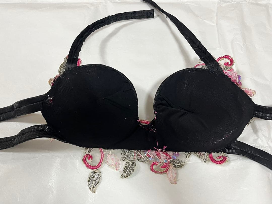 （中古）ベリーダンス　オリエンタル　衣装　黒系