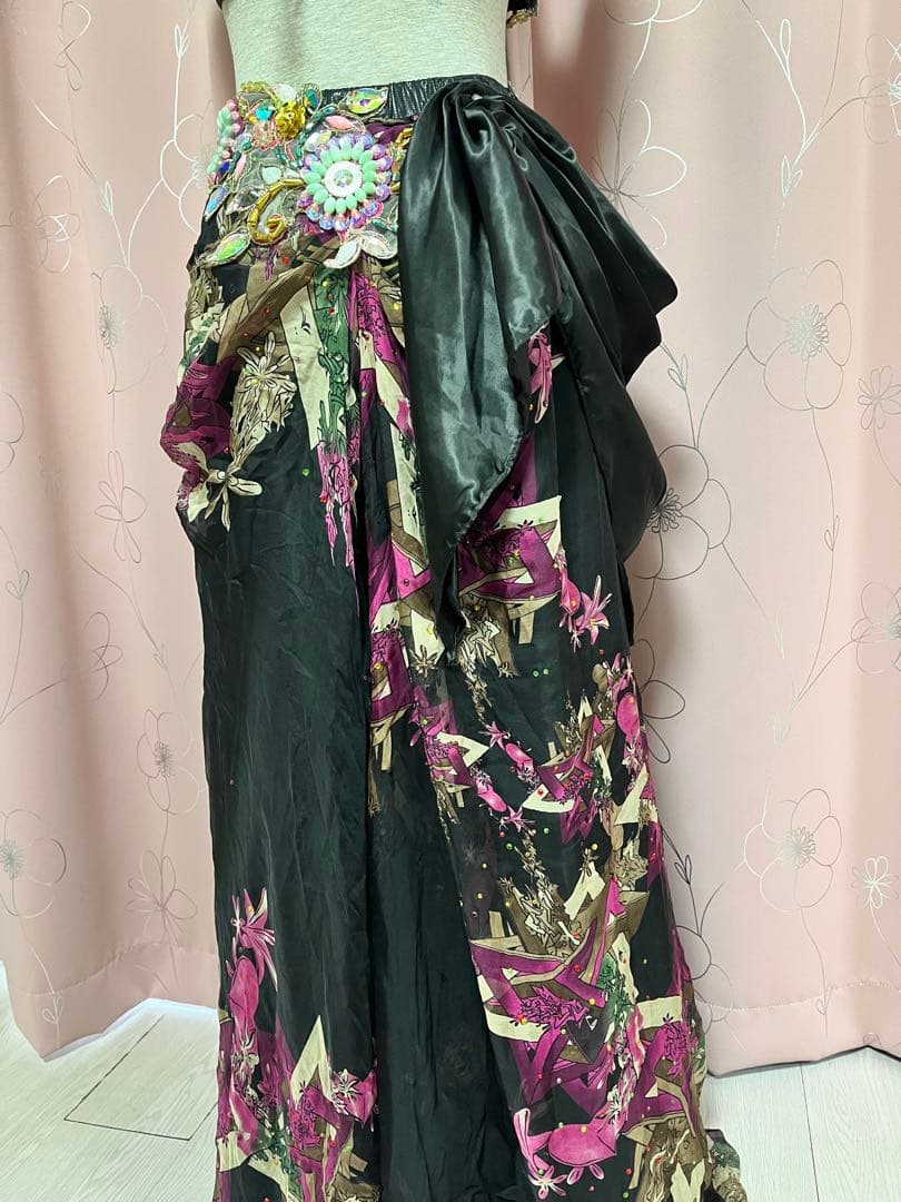 （中古）ベリーダンス　オリエンタル　衣装　黒系