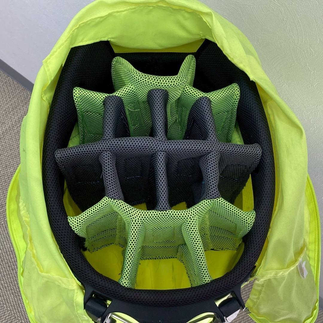 希少品 NIKE AIR HYBRID スタンド式 キャディバック ボルトカラー