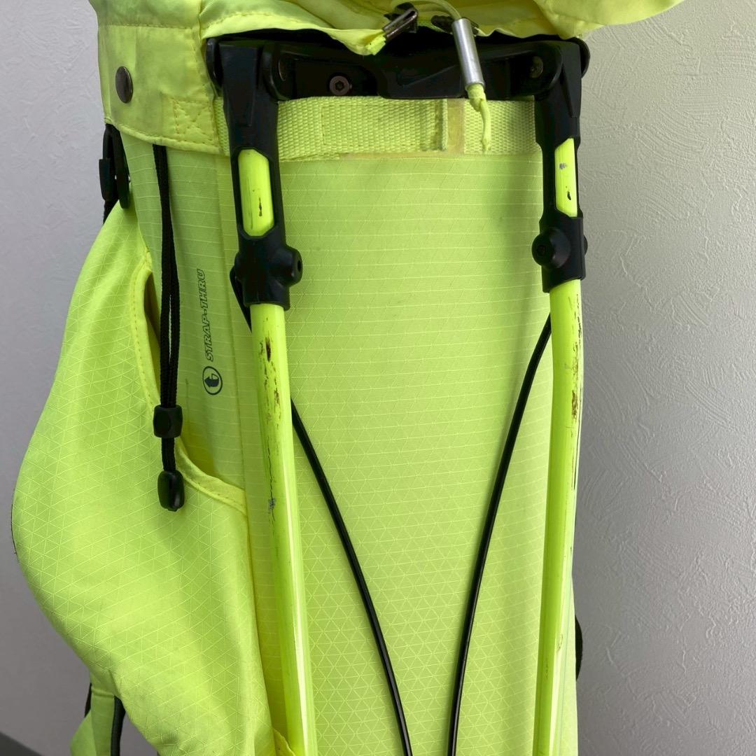 希少品 NIKE AIR HYBRID スタンド式 キャディバック ボルトカラー