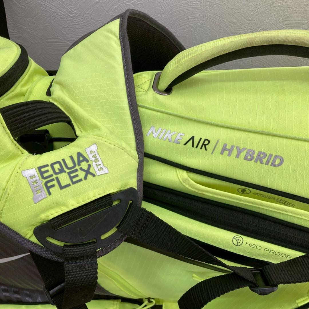 希少品 NIKE AIR HYBRID スタンド式 キャディバック ボルトカラー