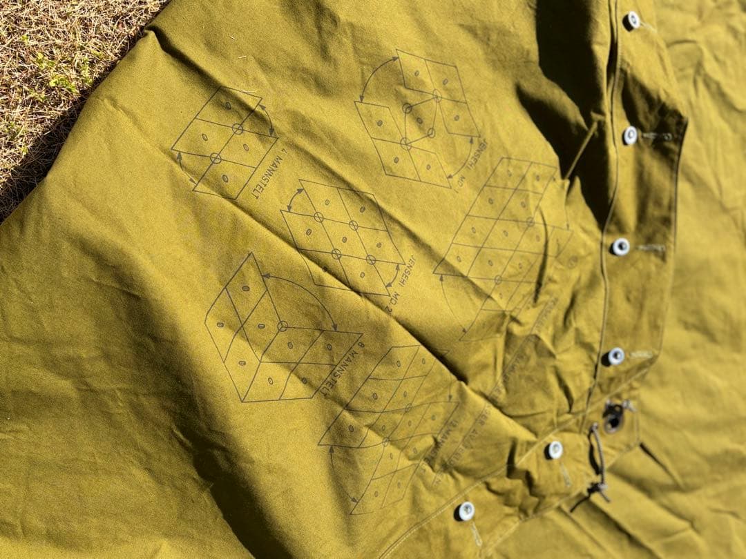 ノルウェー軍幕　ミリタリーテント　キャンプ コットンテント　希少　美品