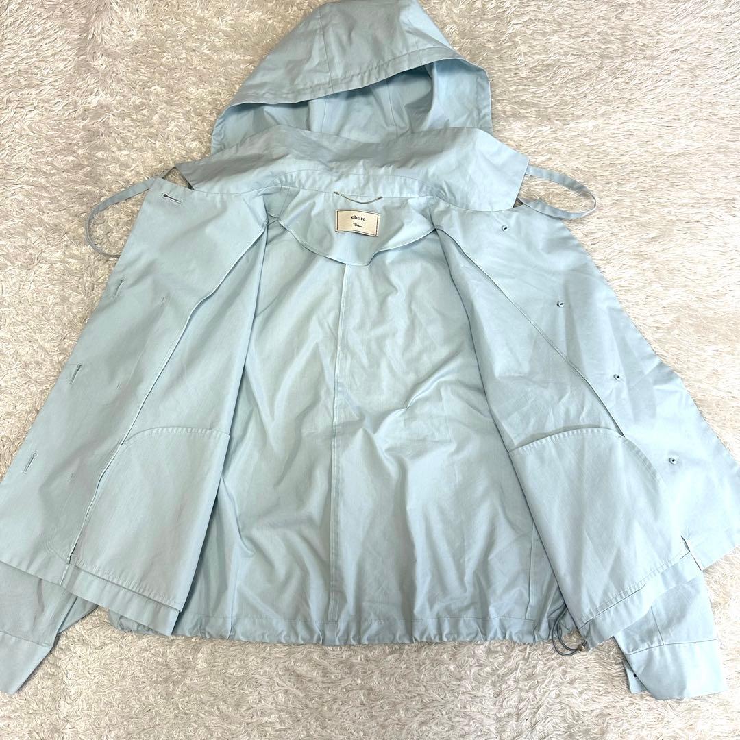 エブール ロンハーマン別注 ジャケット コットン シルク ライトブルー 36 S