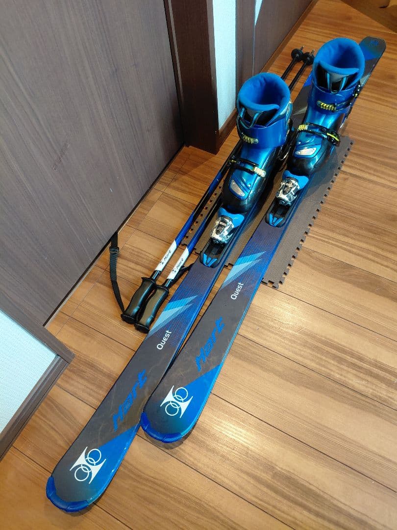 程度良好‼️HART/学生・メンズ用/スキーセット・メンテ・WAX済み✔軽量‼️