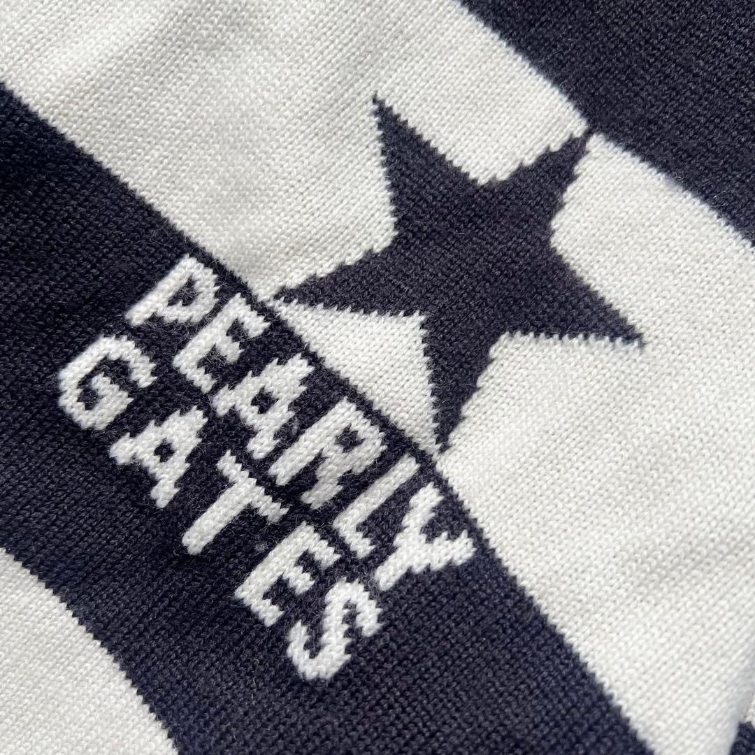 PEARLY GATES パーリーゲイツ　星に願いを　裏地付き　ニット　メンズ