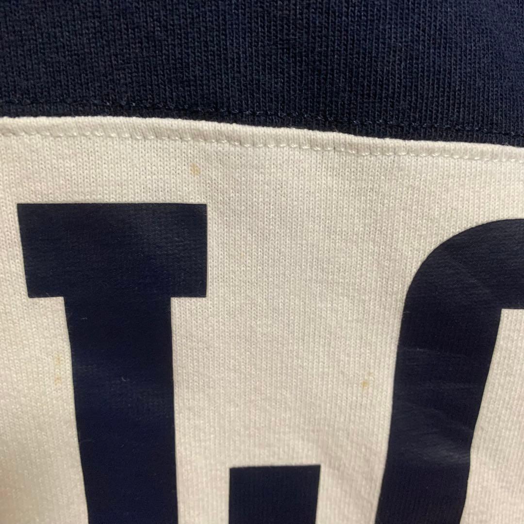 ラルフローレン　ラガーシャツ ラグビーシャツ　刺繍　ビッグポニー　紺白赤