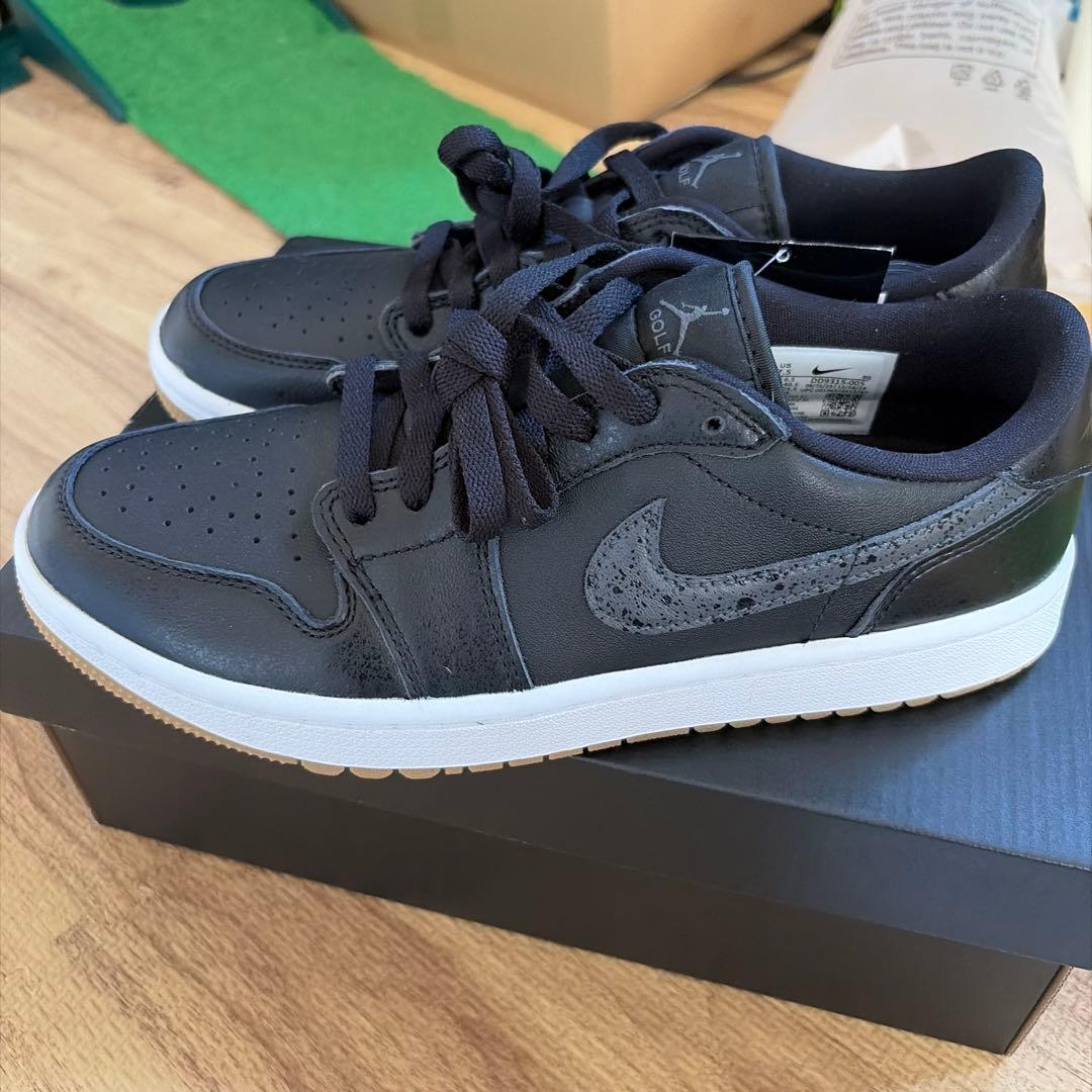 NIKE GOLF エア ジョーダン 1 ブラック 25.5cm