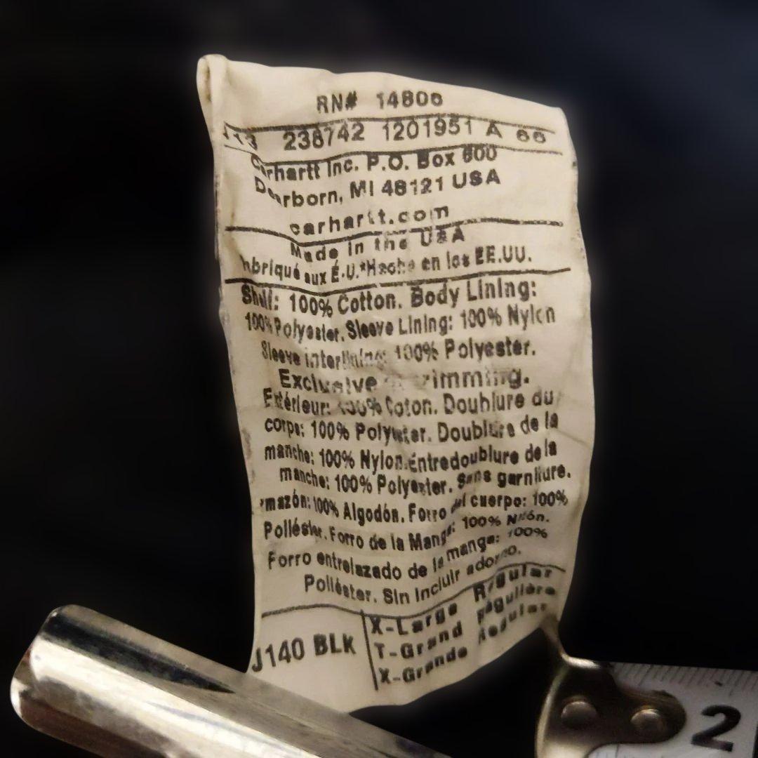 Carhartt USA製 アクティブジャケット XL