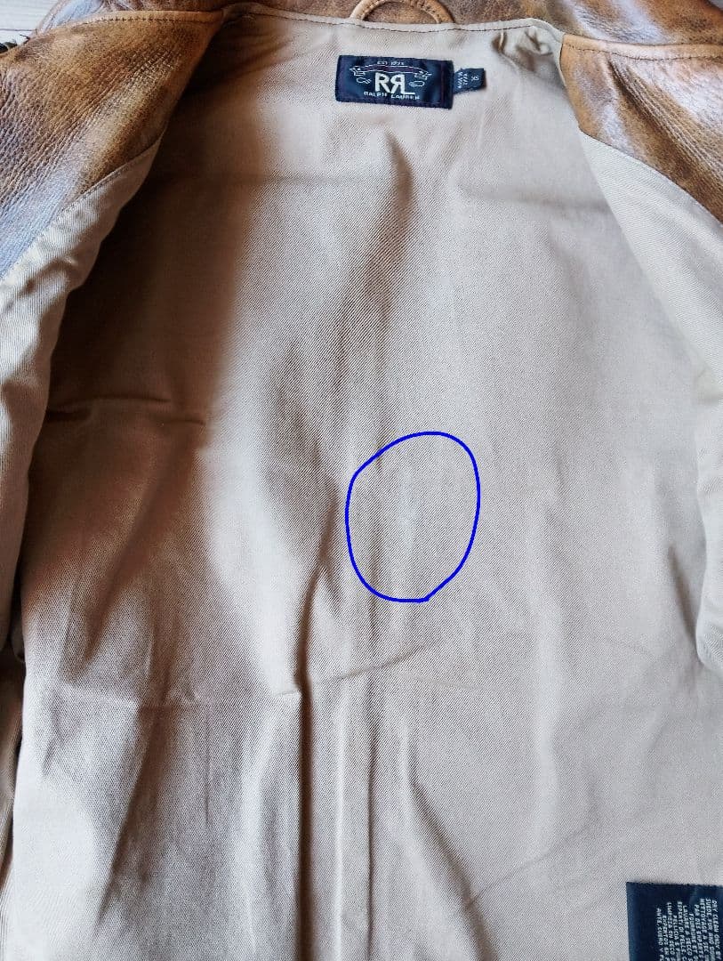 本日限定値下げ RRL レザージャケット スポーツジャケット ラルフローレン